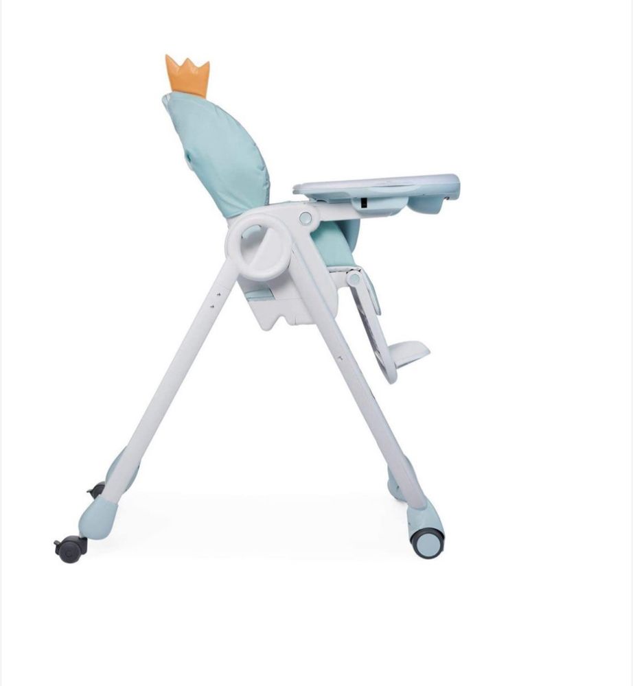 Scaun de masa Chicco Polly 2 Start 4roti, Froggy, 0 luni+
