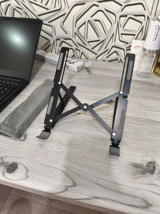 Металлическая подставка для ноутбука - складная