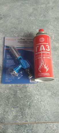 Железная газовая горелка+ балончик