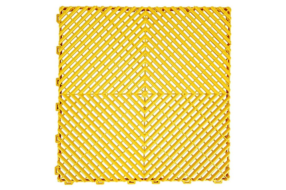 Pardoseala Modulara Ventilata pentru Garaj Depozit Galben