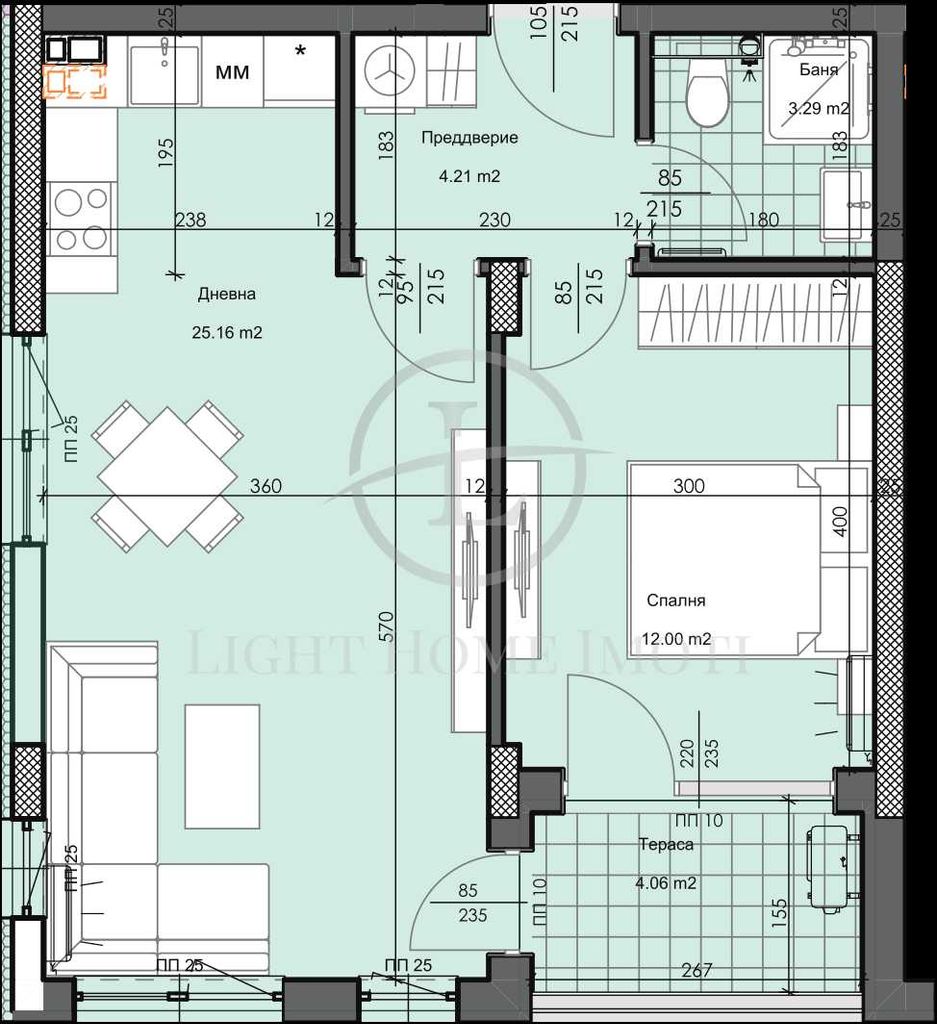 Продава се Двустаен апартамент в Пловдив, Гагарин - 70 кв.м за 1073 €/кв.м - Снимка #7