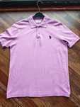 tricou US Polo Assn - roz, potrivit pt un S/M