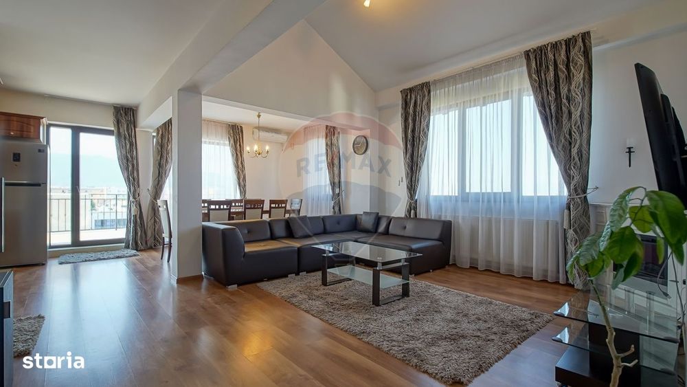 De vanzare penthouse in Tractoru, 3 camere, mobilat si utilat
