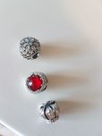 Lot/ set de 3 charmuri de argint