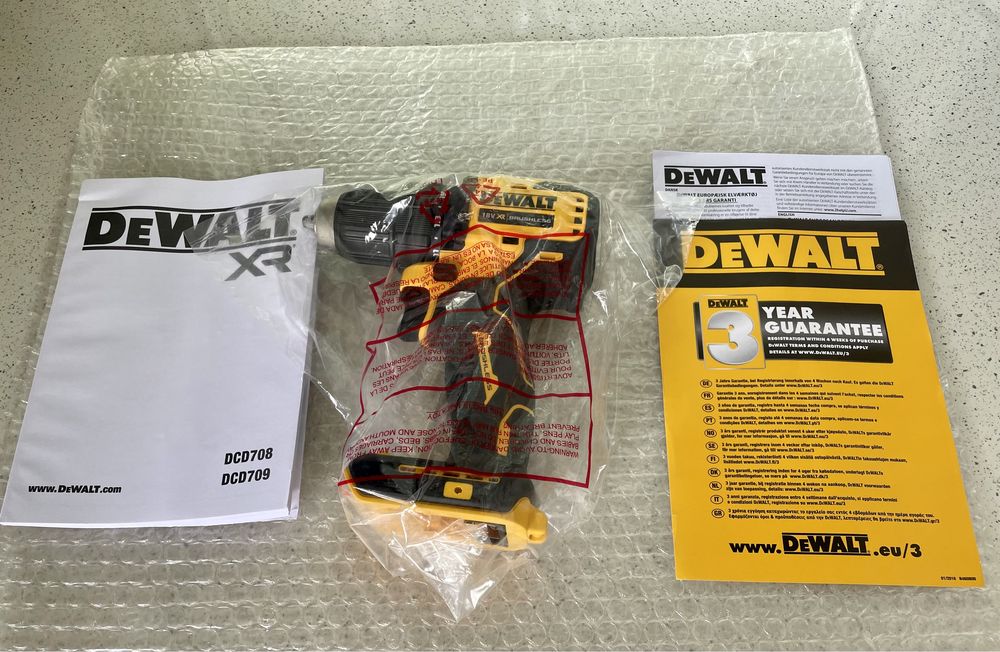 DeWALT DCD 708 XR.  Filetanta / Masina de Gaurit Original Nou !