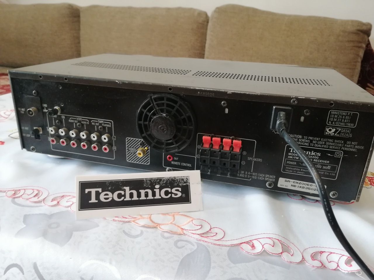 Amplificator Technics SA-GX200 statie Denon Yamaha sunet exceptional