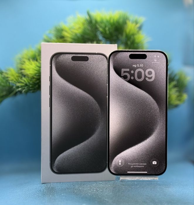 ГАРАНЦИОНЕН!!! Apple iPhone 15 Pro, 128GB, 5G, White Titanium