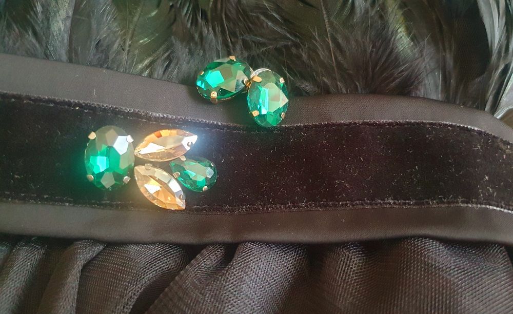 Черна рокля 'IMPERIAL', CHISTINE FASHION + обеци (подарък)