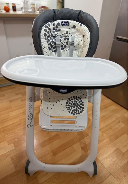 Scaun de masă pentru copii 5 în 1 Chicco - Polly Progress
