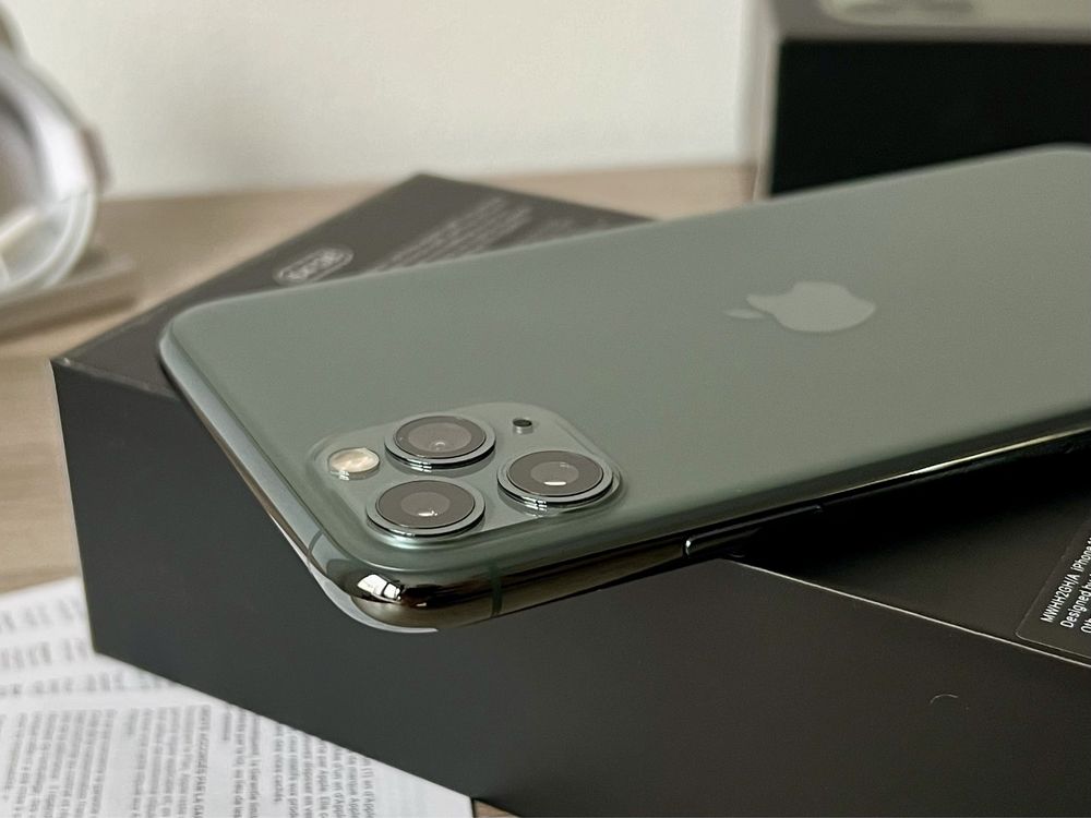 iPhone 11 PRO MAX, 64GB, Green, 100% батерия, КАТО НОВ, ГАРАНЦИЯ!