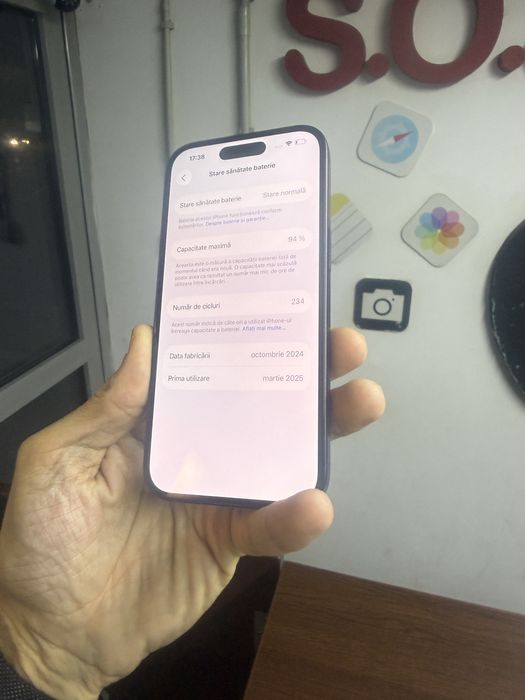 Vand Iphone 15 128Gb black