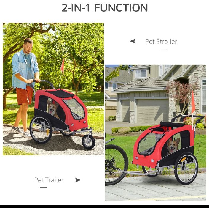 Cărucioare 2 in 1,  pentru animale de companie