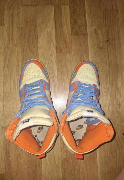 Nike Dunk High 1985 "Orange Acid Wash"