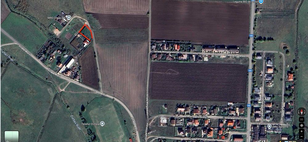 Teren intravilan 939 mp Sânpetru – PUZ aprobat, foișor și puț forat