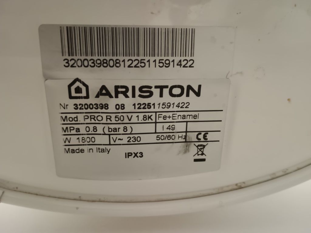 Boiler electric 50L Ariston Pro R 50 V 1.8K