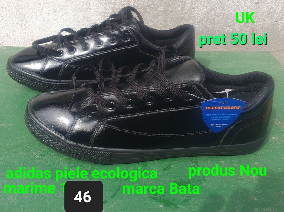 Adidas piele ecologica nr.46/Nou