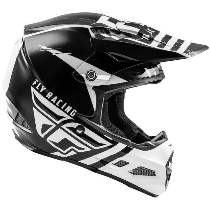 Шок цена!!! fly racing kinetic flex red black yellow каска крос мотор