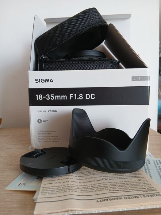Sigma 18-35mm f1.8 (Canon)