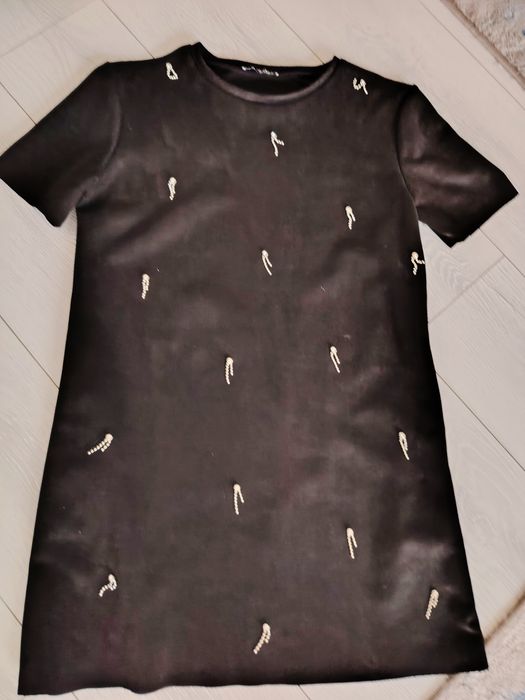 Rochiță Zara din piele întoarsă M