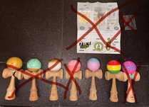 Kendama sweets krom pro model pop fidget spinner