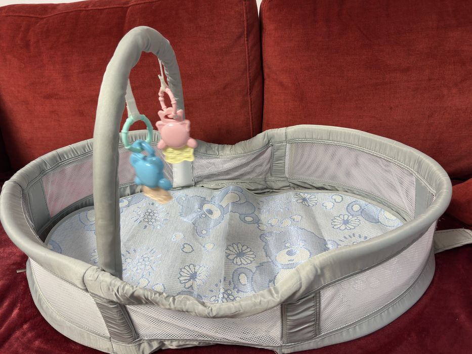 Patut portabil si cosulet pentru bebelusi