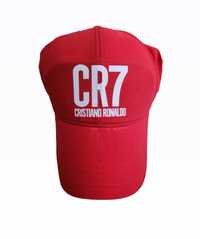 Шапка Кристиано Роналдо  CR7 RONALDO Червена спортна Футболна шапка