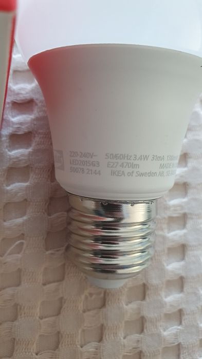 12 bucati Bec LED IKEA fasung E27 clasic noi Curier OLX