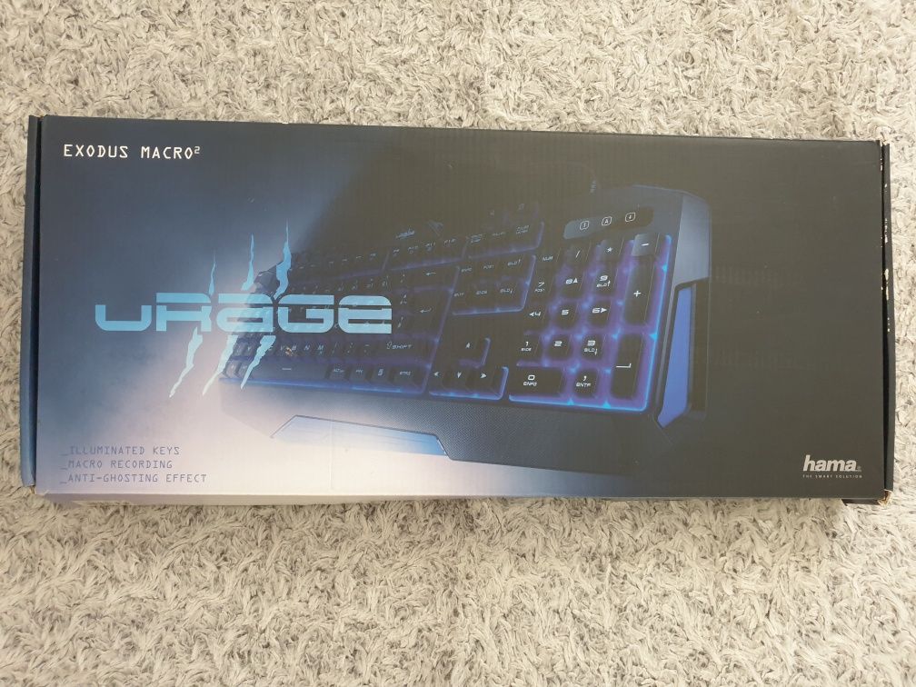 Tastatură Hama pentru gaming "URAGE EXODUS MACRO^2"