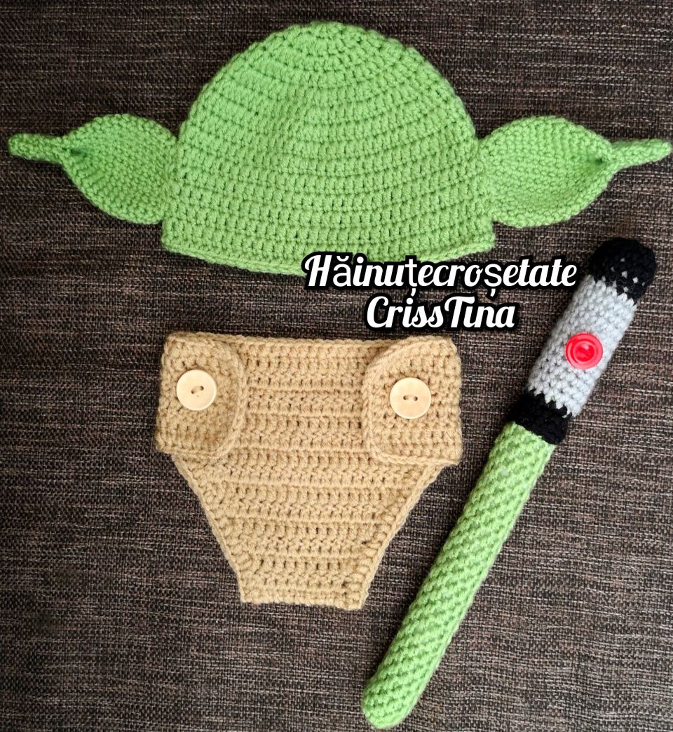 Costumas crosetat Baby Yoda