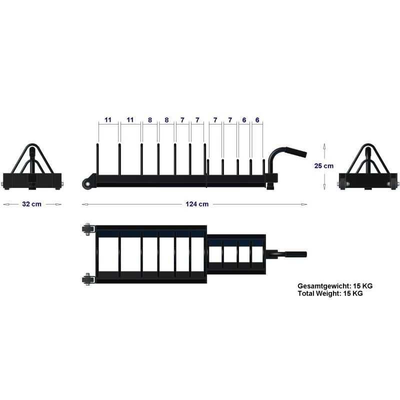 Поставка за Дискове Weight Plates , Стойка за Тежести