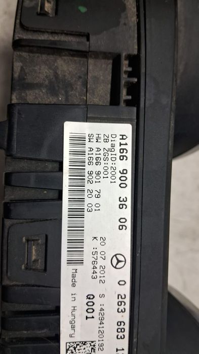 Ceasuri de bord a1669003606 Mercedes-Benz ML W166 [2011 - 2015]