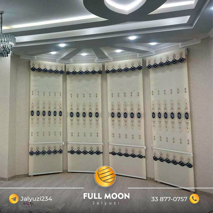 Full moon jalyuzi juda chiroyli jalyuzilar sizni kutmoqda.