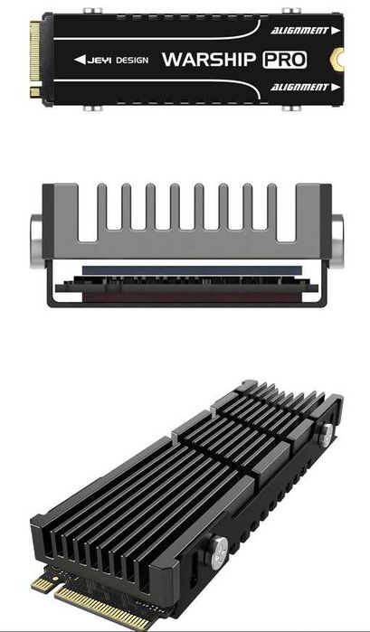 Cooler | Heatsink | Radiator SSD NVME 2280, efect -30grade