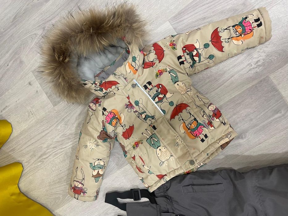 Продается Детский Зимний Костюм (Куртка + Полукомбинезон)