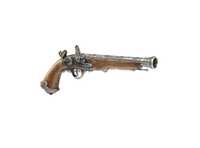 Replica pistol Flintlock Co2 Silver HFC