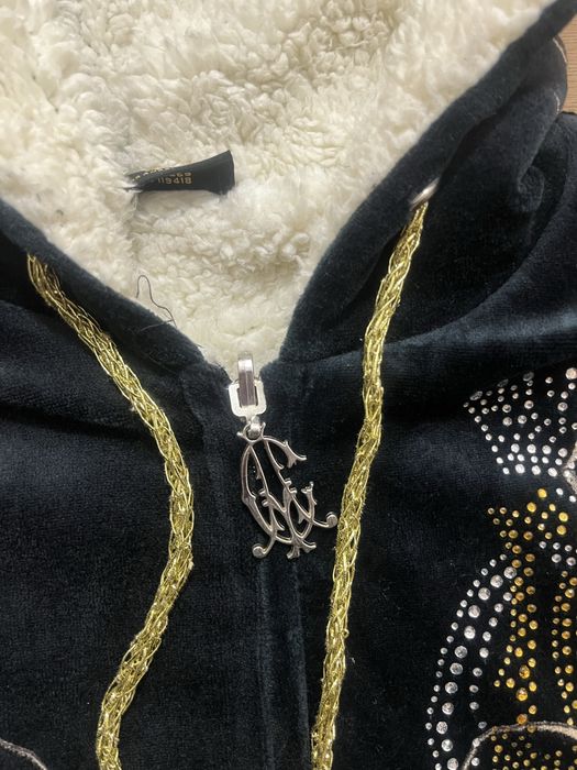 Ed Hardy плюшен дамски суитчър S