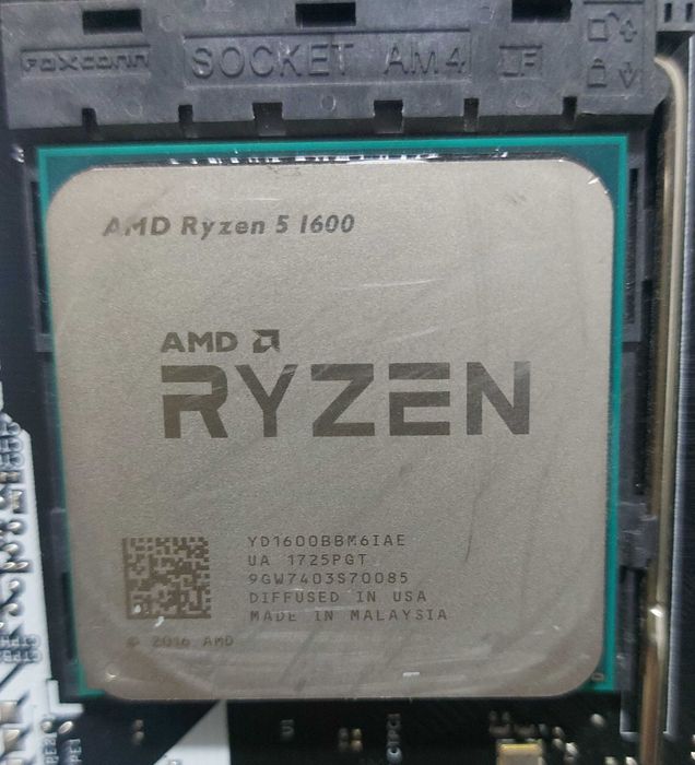 KIT AMD Ryzen 5 1600 3.2GHz + ASRock A320M-HDV R4.0 + Cooler AMD