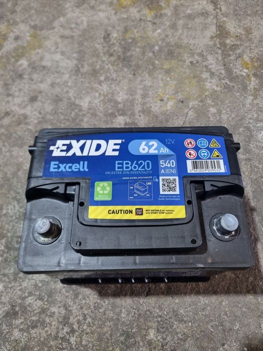 Baterie Auto 62Ah EXIDE Excell EB 620 / 12v 540A