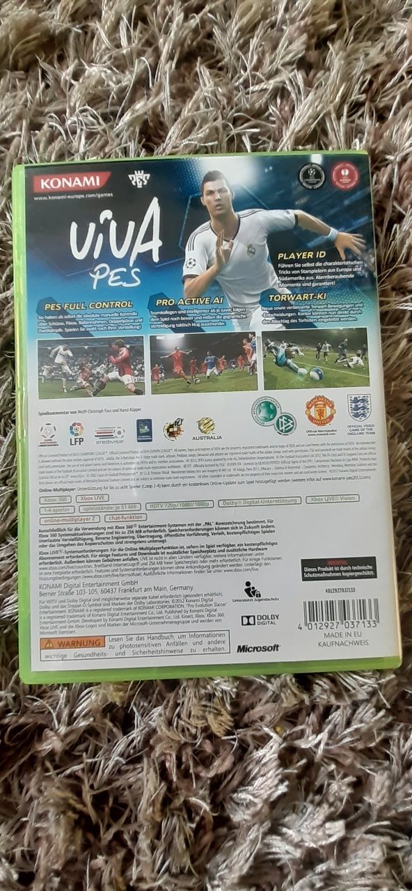 Vand fifa 14 si pes 2013 pentru xbox 360