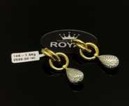 Bijuteria Royal cercei din aur 14k 7.79 cm