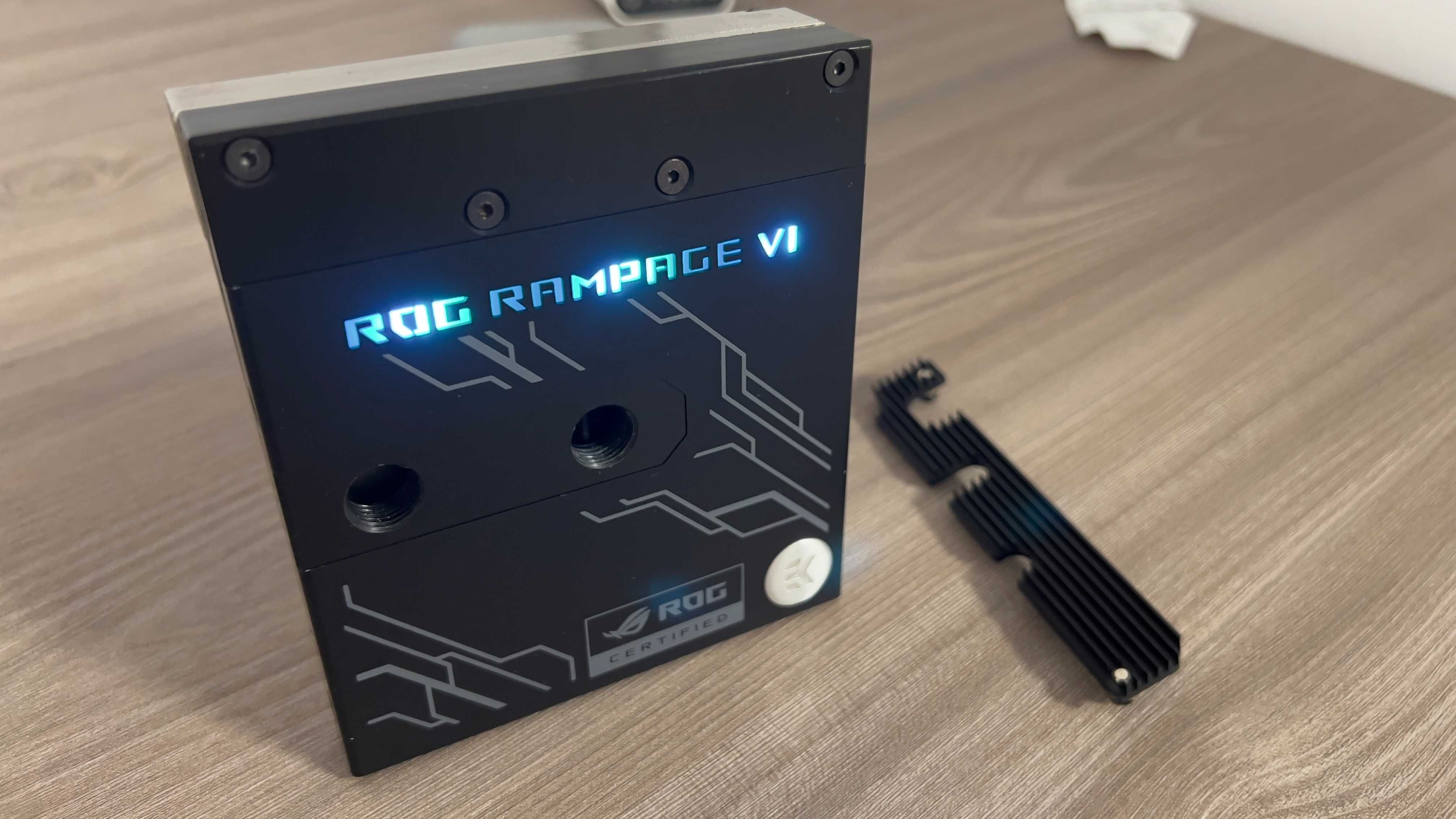 Waterblock EK-FB ASUS ROG R6E RGB Monoblock - Acetal+Nickel