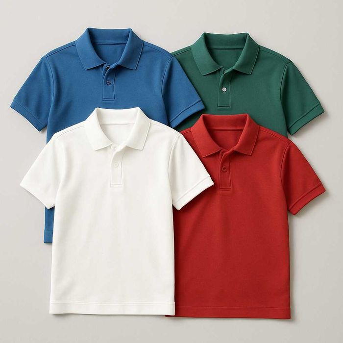 Поло с коротким рукавом с принтом под заказ