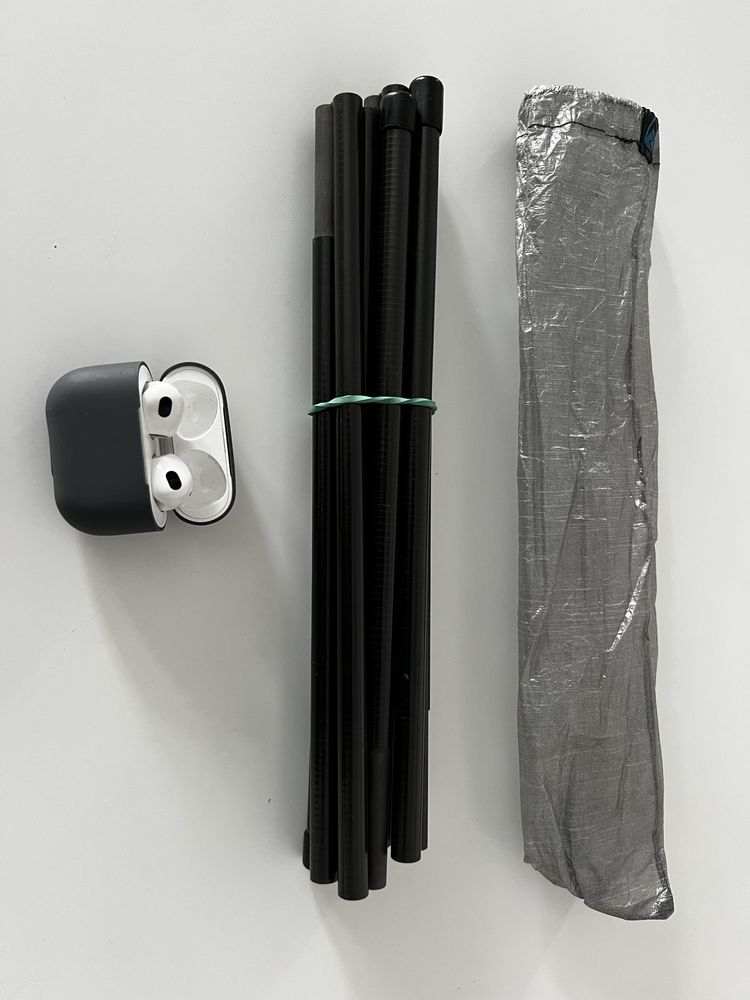 Bețe fibră carbon Zpack pentru cort, ultalight, 122 cm, noi