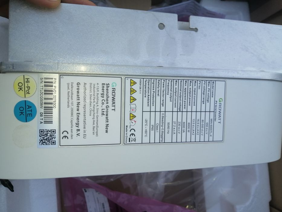 Invertor fotovoltaice Growat