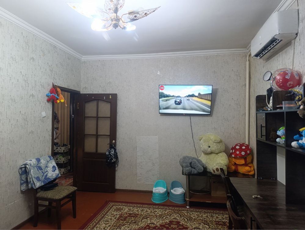 Уютная 2х комнатная квартира. 77я серия,балкон2*6.Метро Шахристан.