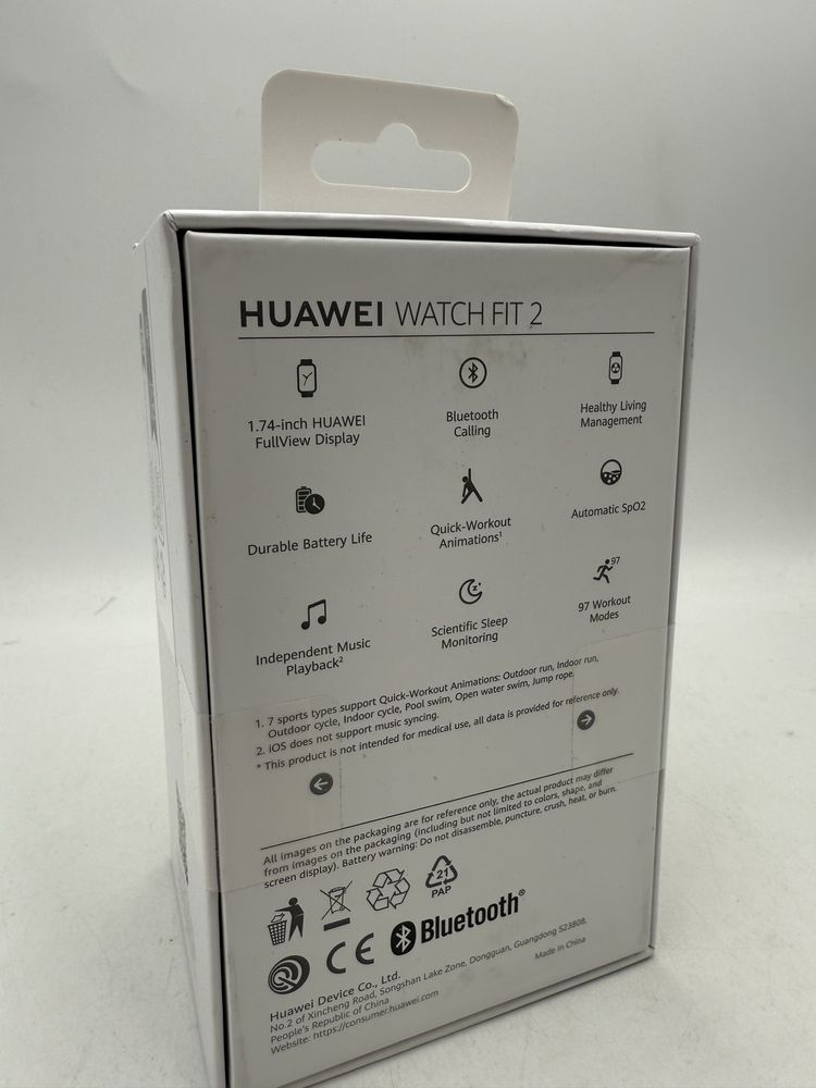 Smartwatch Huawei Watch Fit 2, Silicone Strap, Sakura Pink