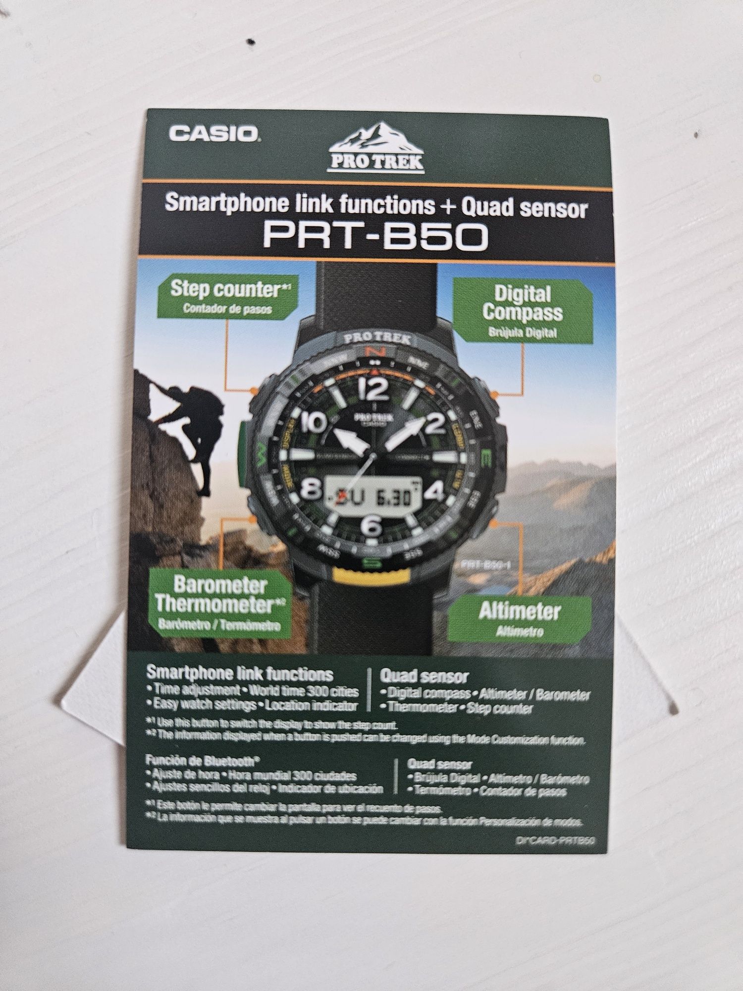 Casio Pro Trek PRT B-50 2ER