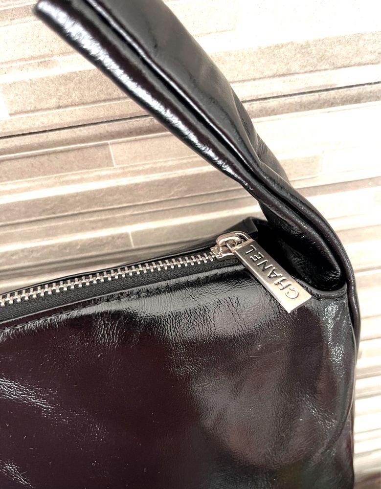 Чанта шанел голяма лак лачена chanel