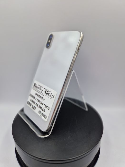 Iphone X 256GB/ 78%Baterie Garantie #48357