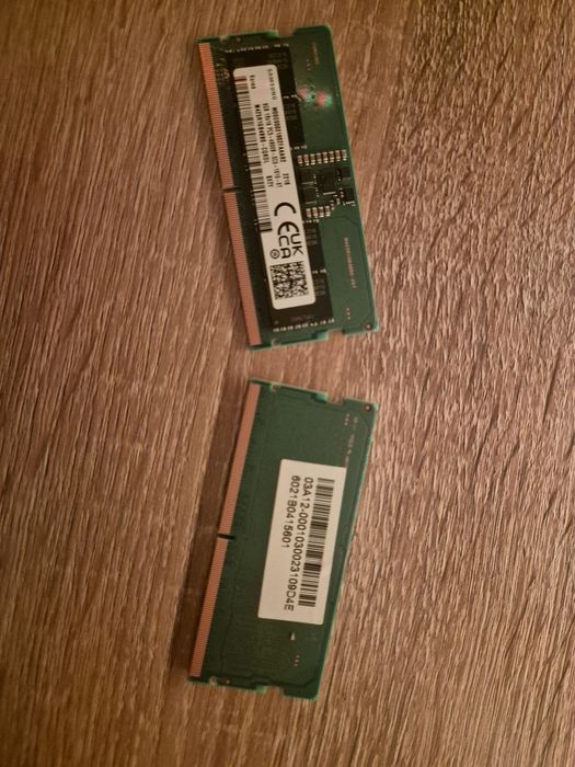 16GB DDR5 RAM memory 2x8 Samsung Pentru Laptop-uri